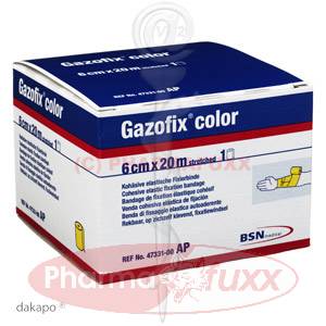 GAZOFIX color Fixierbinde gelb 47331 20mx6cm, 1 Stk