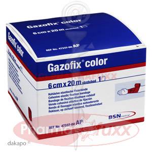 GAZOFIX color Fixierbinde pink 47337 20mx6cm, 1 Stk