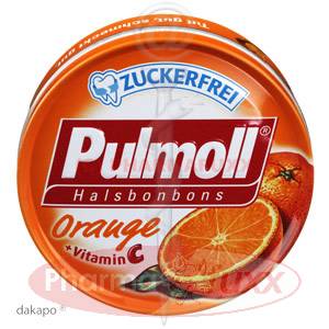 PULMOLL Hustenbonbons Orange + Vit.C, zf., 50 g