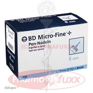 BD MICRO-FINE+ 8 NADELN, 100 Stk