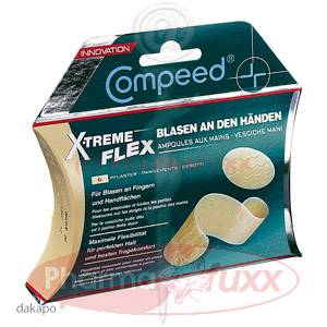COMPEED X-treme flex Blasen a.d.Haenden Pflaster, 6 Stk