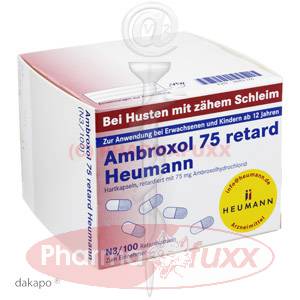 AMBROXOL 75 retard Heumann Kapseln, 100 Stk