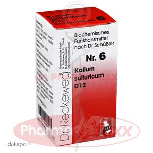 BIOCHEMIE 6 Kalium sulfuricum D 12 Tabl., 200 Stk