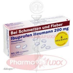 IBUPROFEN Heumann 200 mg Filmtabl., 20 Stk