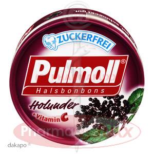 PULMOLL Holunder zuckerfrei Bonbons, 50 g