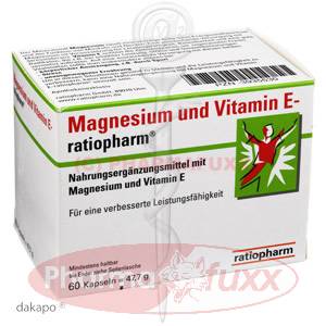 MAGNESIUM UND VITAMIN E ratiopharm Kapseln, 60 Stk