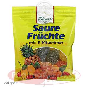 SOLDAN SAURE FRUECHTE m. 5 Vitaminen, 50 g