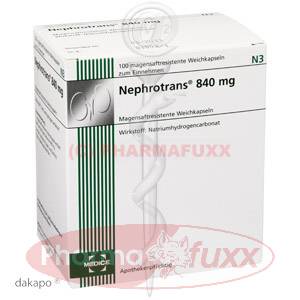 NEPHROTRANS 840 mg Kapseln magensaftr., 100 Stk