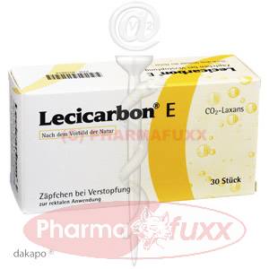 LECICARBON E CO2 Laxans Erw.-Suppos., 30 Stk