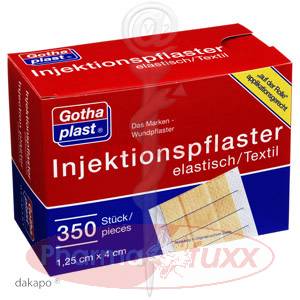 GOTHAPLAST Injektionspfl.1,25cmx4cm, 350 Stk