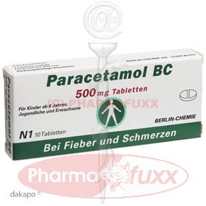 PARACETAMOL BC 500 mg Tabl., 10 Stk