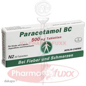PARACETAMOL BC 500 mg Tabl., 20 Stk