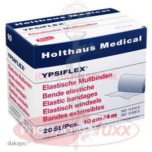 MULLBINDEN 4mx10cm elast., 20 Stk