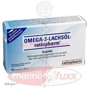 OMEGA 3 Lachsoel ratiopharm Kapseln, 60 Stk