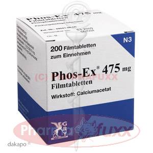 PHOS EX 475 mg Filmtabletten, 200 Stk