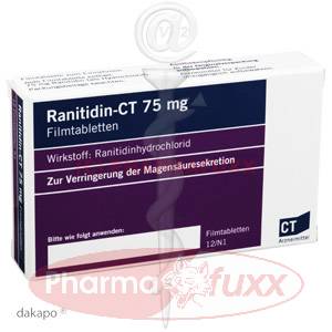 RANITIDIN- CT 75 mg Filmtabletten, 12 Stk