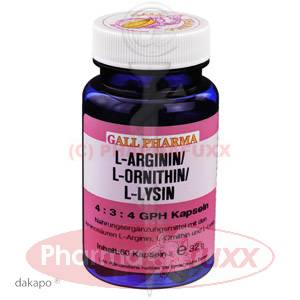 L-ARGININ/L-ORNITHIN/ L-LYSIN 4:3:4 GPH Kapseln, 60 Stk