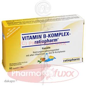 VITAMIN B Komplex ratiopharm Kapseln, 60 Stk