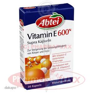 ABTEI Vitamin E 600 N Kapseln, 30 Stk