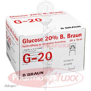 GLUCOSE 20% B.Braun Mini-Plasco, 200 ml