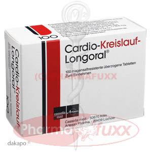 CARDIO KREISLAUF Longoral Tabl. magensaftr., 100 Stk