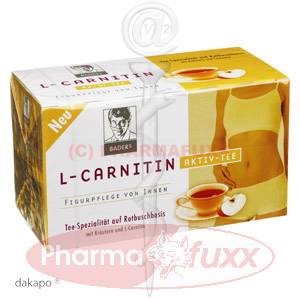 BADERS Aktiv Tee L-Carnitin Filterbtl., 20 Stk