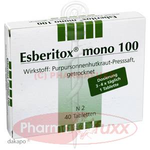 ESBERITOX mono 100 Tabl., 40 Stk