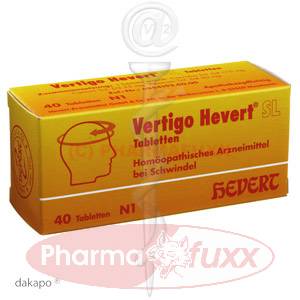 VERTIGO HEVERT SL Tabletten, 40 Stk