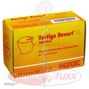 VERTIGO HEVERT SL Tabletten, 100 Stk
