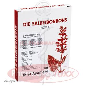 SALBEI BONBONS zuckerfrei, 65 g