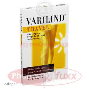 VARILIND Travel Kniestr.BW S beige, 2 Stk