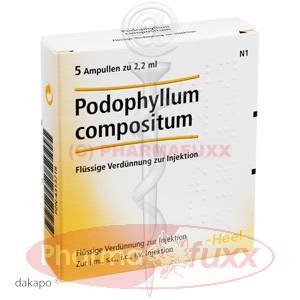 PODOPHYLLUM COMP. Heel Amp., 5 Stk