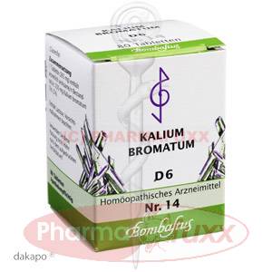 BIOCHEMIE 14 Kalium bromatum D 6 Tabl., 80 Stk