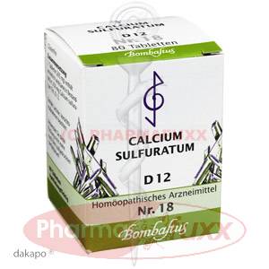 BIOCHEMIE 18 Calcium sulfuratum D 12 Tabl., 80 Stk