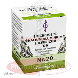 BIOCHEMIE 20 Kalium aluminium sulf.D 6 Tabl., 80 Stk