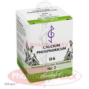 BIOCHEMIE 2 Calcium phosphoricum D 6 Tabl., 80 Stk