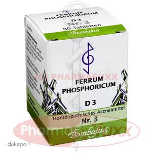 BIOCHEMIE 3 Ferrum phosphoricum D 3 Tabl., 80 Stk