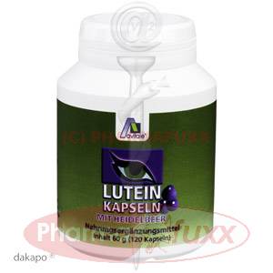 LUTEIN Kapseln 6 mg + Heidelbeer, 120 Stk