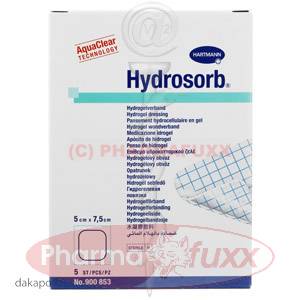 HYDROSORB Wundverband 5x7,5cm, 5 Stk