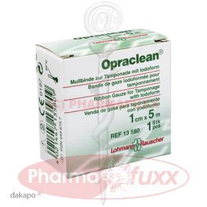 OPRACLEAN Mullbinde z.Tampon.m.Jodoform 1cmx5m, 1 Stk