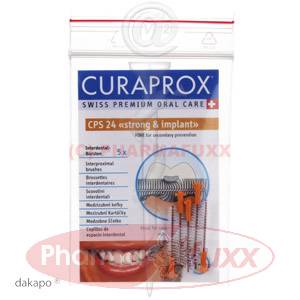 CURAPROX Interd.Buersten str.+impl.CPS 24 orange, 5 Stk