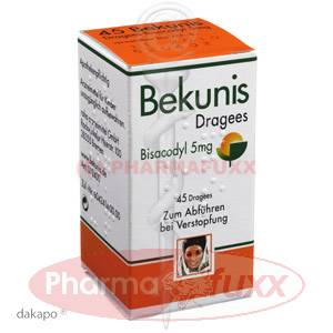 BEKUNIS Dragees Bisacodyl 5 mg magensaftr., 45 Stk