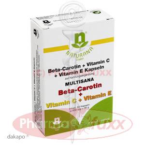 BETA CAROTIN KAPSELN + Vitamin C + Vitamin E, 60 Stk