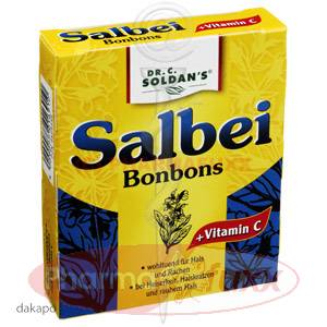SOLDAN SALBEI Bonbons zuckerhaltig, 30 g