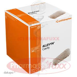 ALLEVYN Cavity 9x2,5cm f.tiefe Wunden, 10 Stk