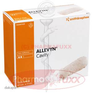 ALLEVYN Cavity 12x4cm f.tiefe Wunden, 5 Stk