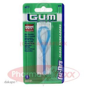 GUM Erz Thru Floss Threaders Zahnseideneinfaed., 1 Pack