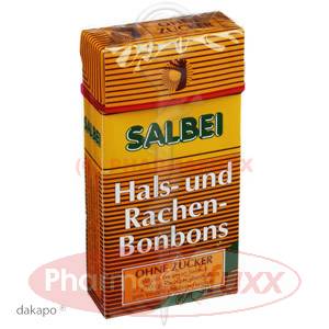 SALBEI HALS und HUSTENBONBONS o. Zucker, 40 g