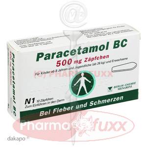 PARACETAMOL BC 500 mg Suppos., 10 Stk