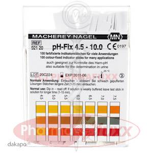 PH FIX Indikatorstaebchen pH 4,5-10, 100 Stk